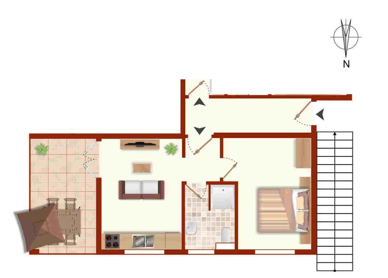 Apartment Novak Vir Esterno foto